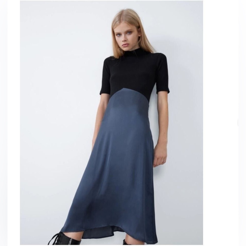 Zara two tone dress